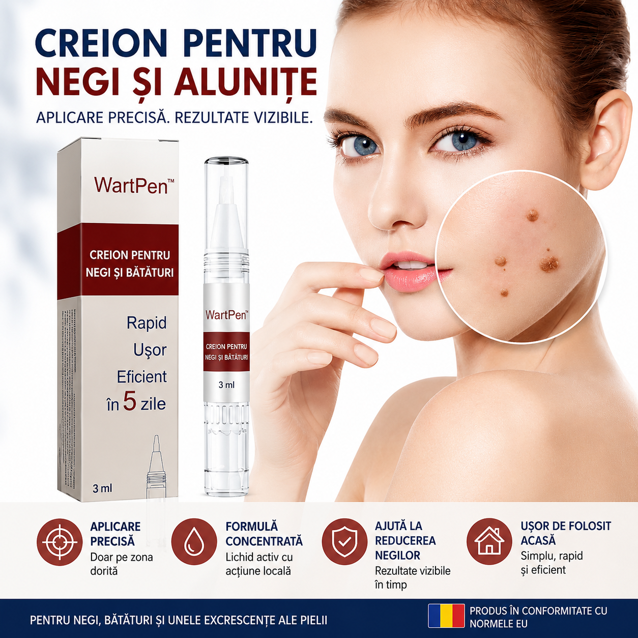WartPen™ – Creion pentru Negi și Bătături