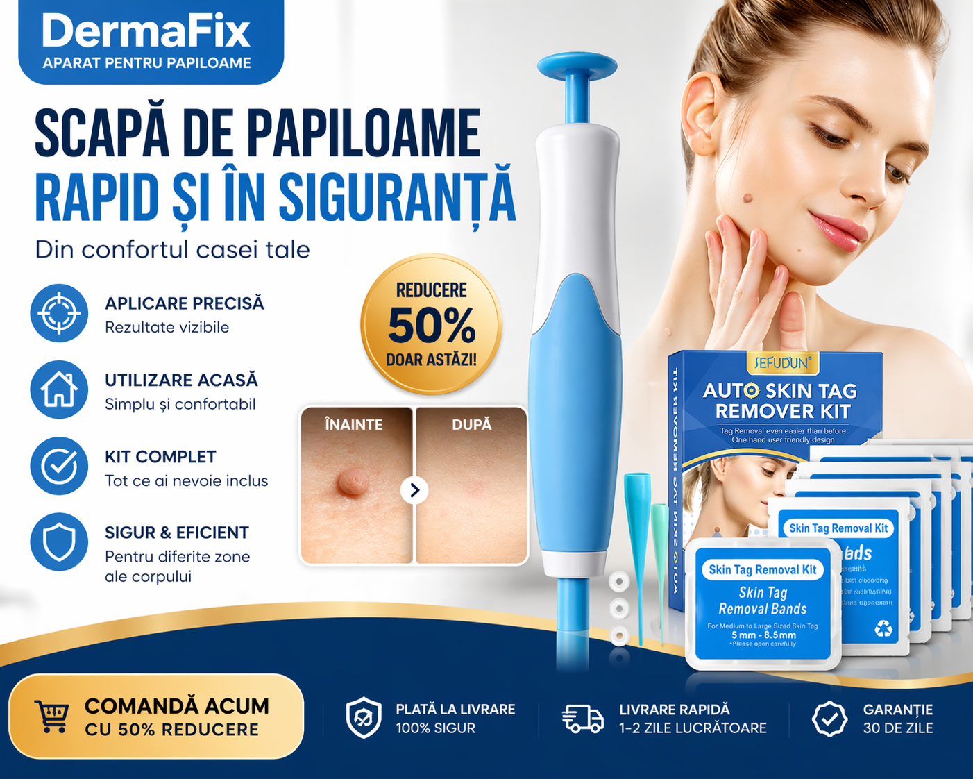 DermaFix Pro – Aparat pentru Papiloame