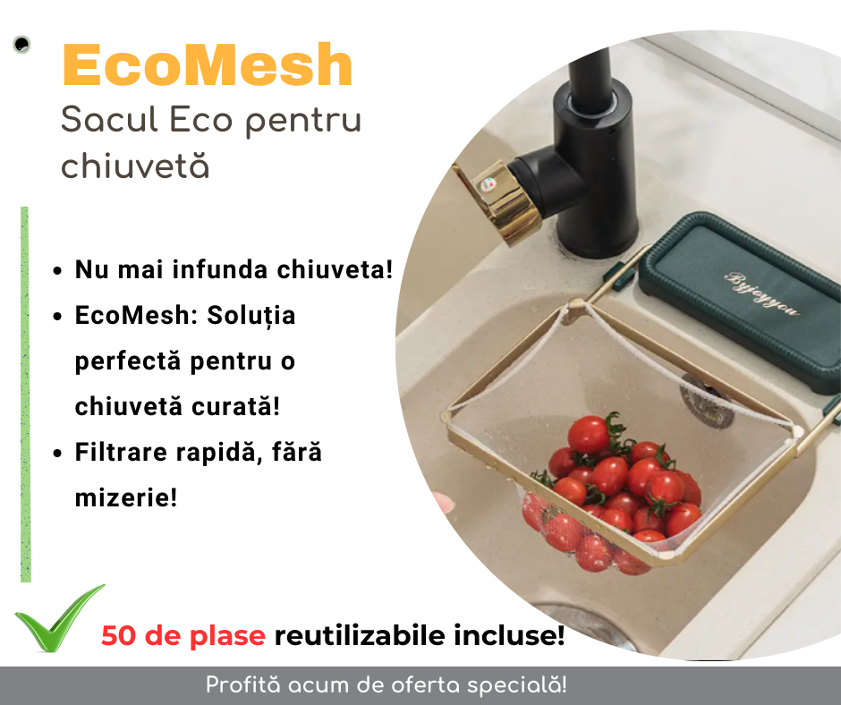 EcoMesh-Sacul Eco pentru chiuvetă