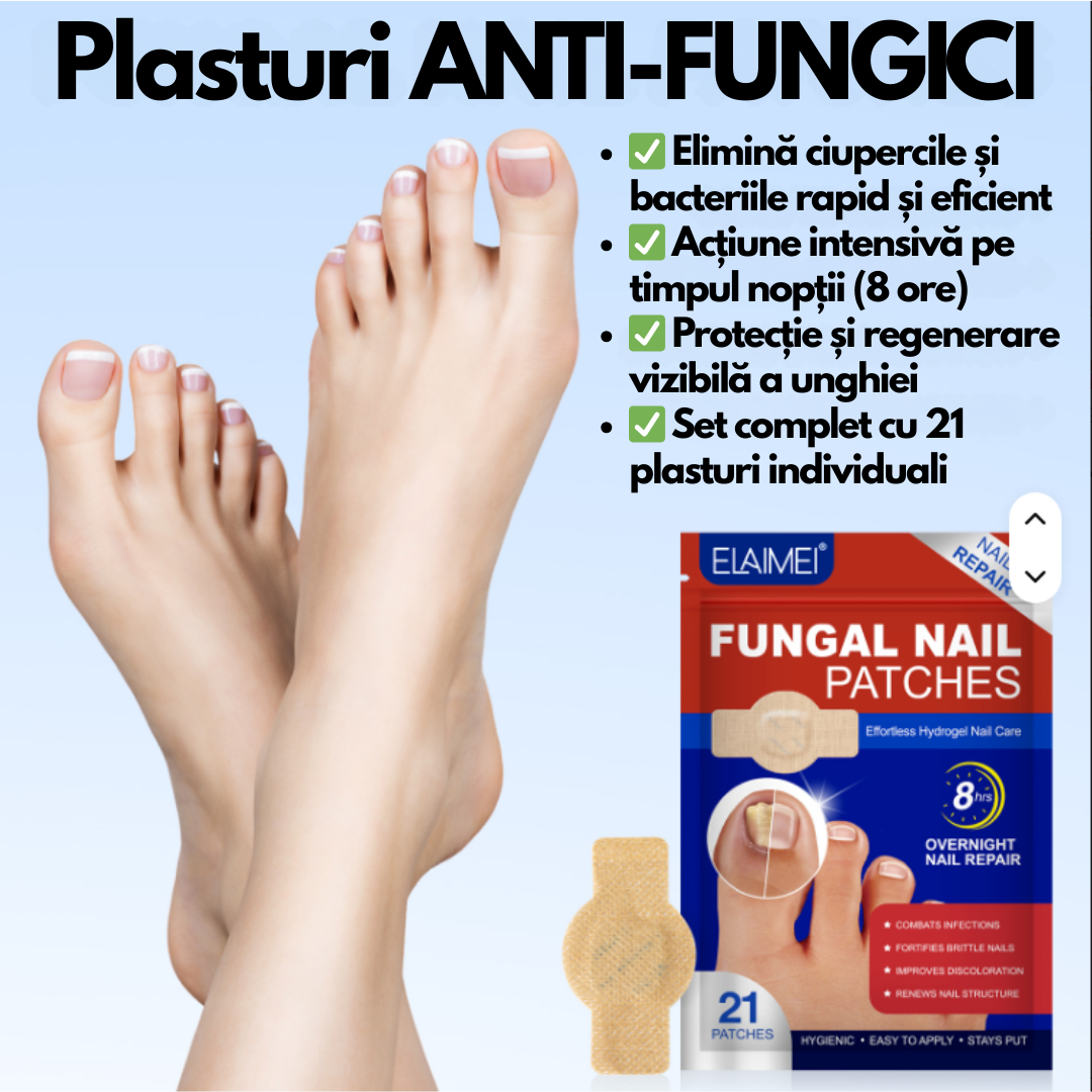 Plasturi ANTI-FUNGICI 🩹