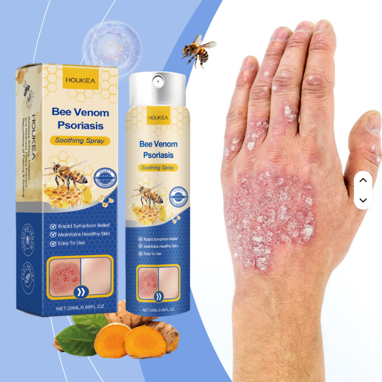 🐝 BeeCalm – Spray calmant pentru psoriazis