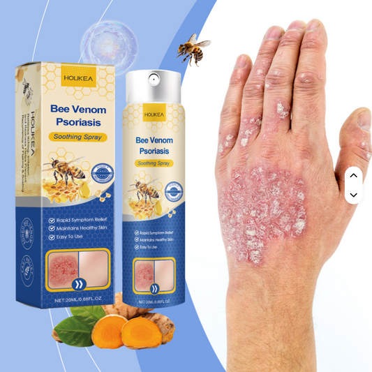 🐝 BeeCalm – Spray calmant pentru psoriazis