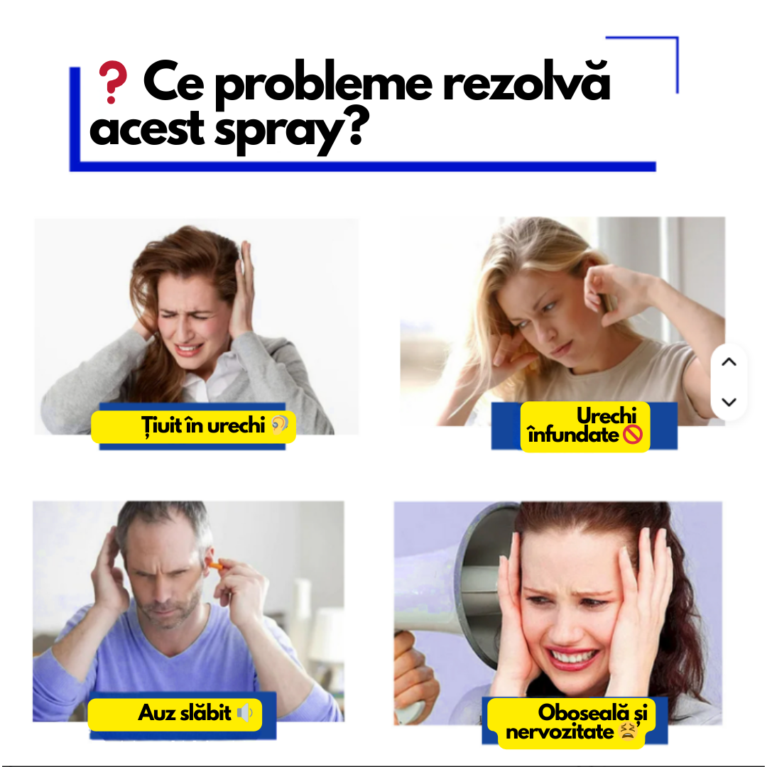 TinniDrop – Spray de ameliorare a tinitusului 🦻